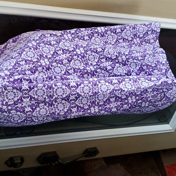 Purple and white Pajama Top - Picture 7 of 8